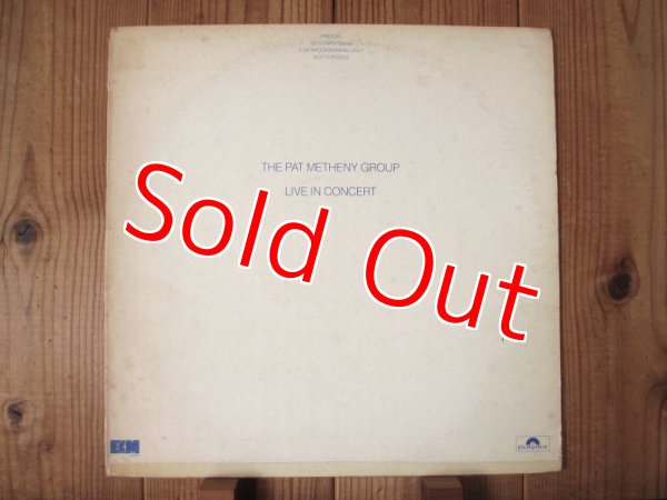 画像1: Pat Metheny Group / Live In Concert (Promo Only) (1)