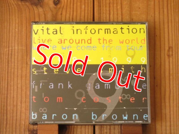 画像1: Vital Information (Steve Smith, Frank Gambale, Tom Coster, Baron Browne) / Live Around The World - Where We Come From Tour (1998-1999) (1)