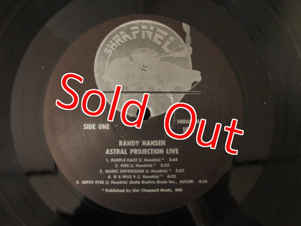 画像3: Randy Hansen / Astral Projection - Live (3)