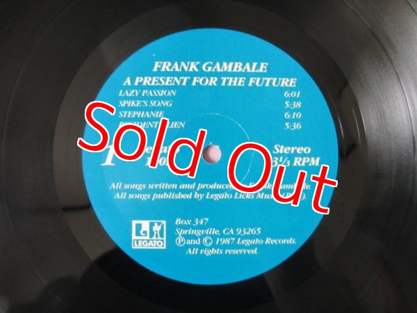 画像3: Frank Gambale / A Present For The Future (3)