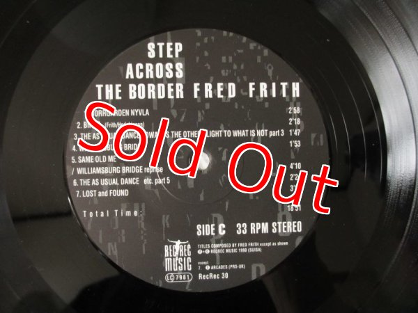 画像4: Fred Frith / Step Across The Border (4)