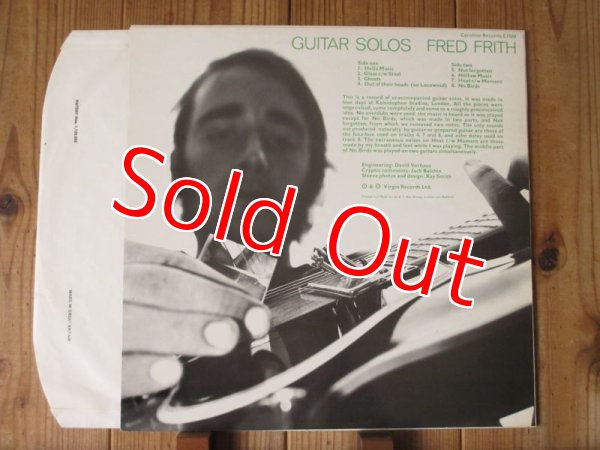 画像2: Fred Frith / Guitar Solos (2)