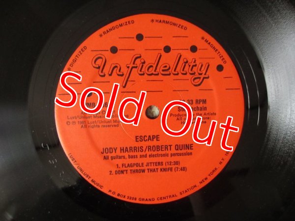 画像3: Jody Harris(g) & Robert Quine(g) / Escape (3)