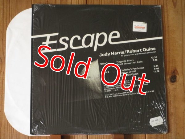 画像2: Jody Harris(g) & Robert Quine(g) / Escape (2)
