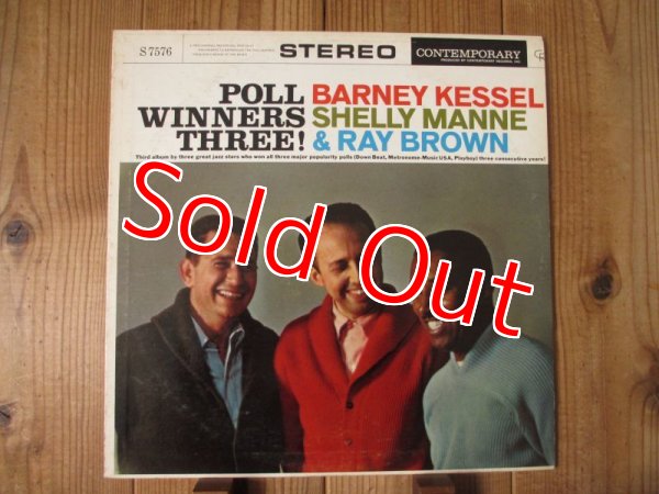 画像1: Barney Kessel, Shelly Manne & Ray Brown / Poll Winners Three! (1)