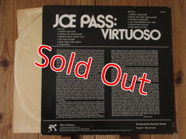 画像2: Joe Pass / Virtuoso (2)