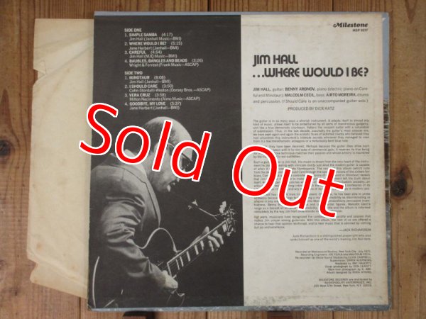 画像2: Jim Hall / ...Where Would I Be? (2)