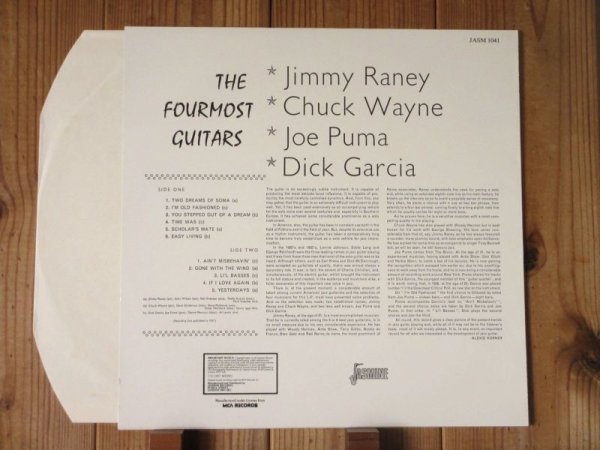 画像2: Jimmy Raney, Chuck Wayne, Joe Puma, Dick Garcia / The Fourmost Guitars (2)