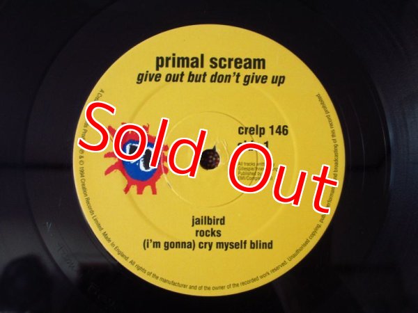 画像5: Primal Scream / Give Out But Don't Give Up (5)