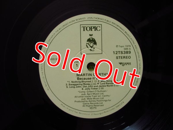 画像3: Martin Carthy / Because It's There (3)