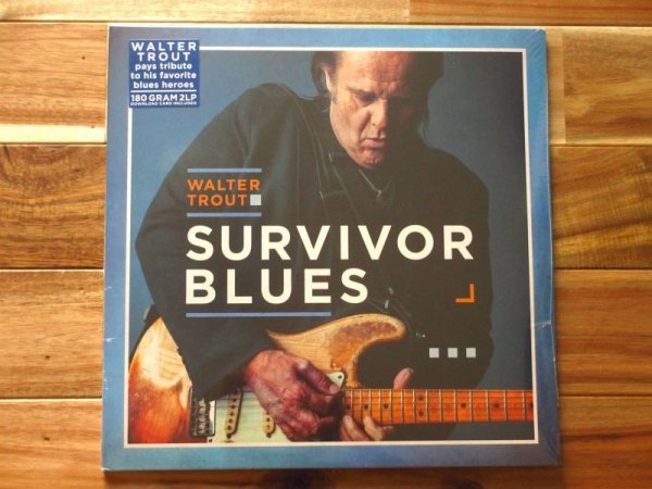 画像1: 現代ブルースギター最高峰ウォルタートラウトの集大成的ブルースアルバムがアナログ盤で入荷！■Walter Trout / Survivor Blues (1)