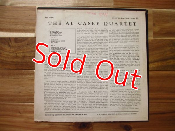 画像2: Al Casey / The Al Casey Quartet (2)