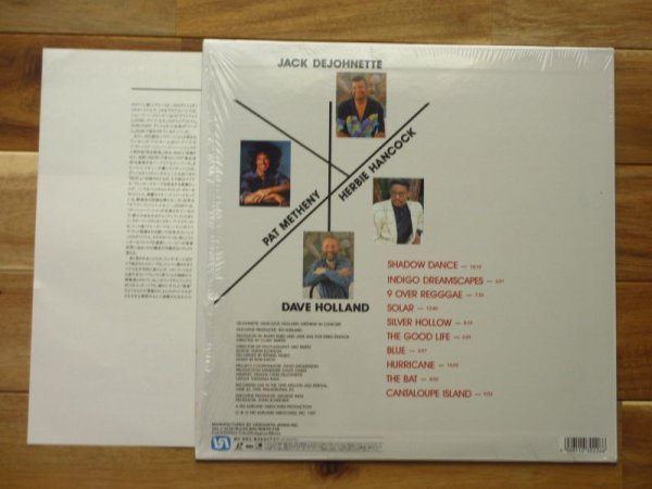 画像2: Jack DeJohnette, Herbie Hancock, Dave Holland, Pat Metheny / DeJohnette, Hancock, Holland, Metheny In Concert (2)
