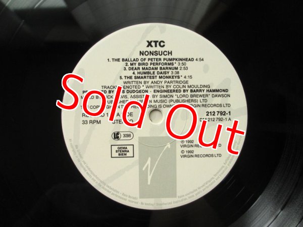 画像3: XTC / Nonsuch (3)
