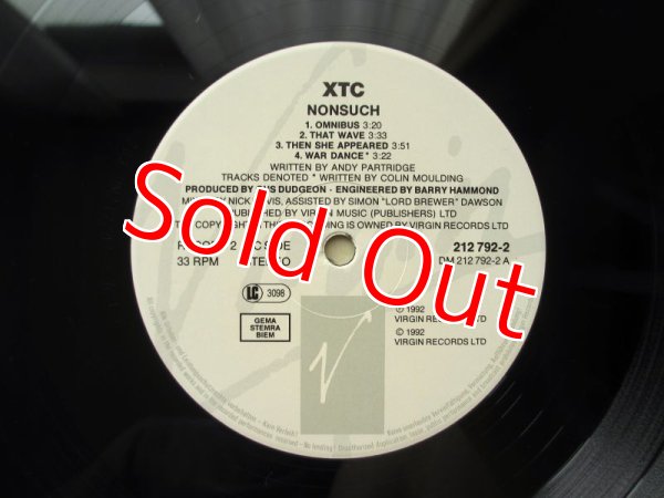 画像4: XTC / Nonsuch (4)