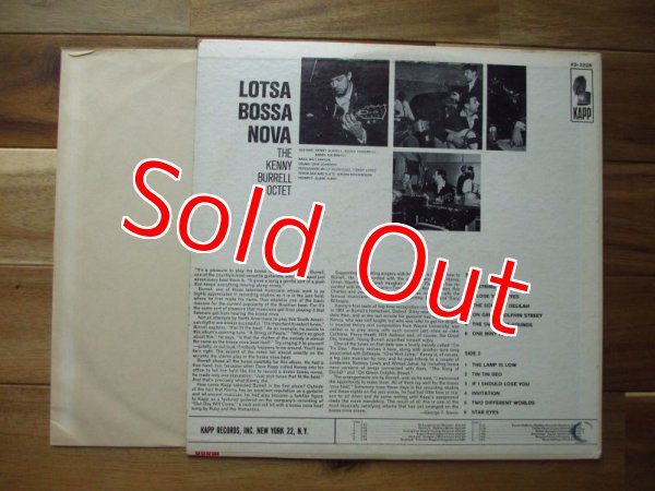 画像2: Kenny Burrell Octet / Lotsa Bossa Nova! (2)