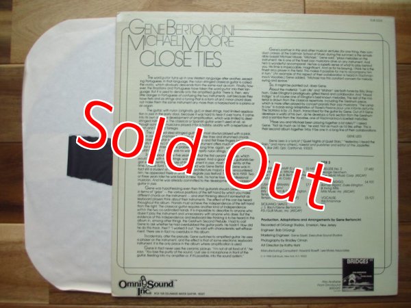 画像2: Gene Bertoncini & Michael Moore / Close Ties (2)