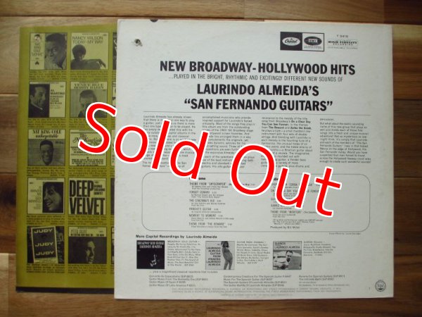 画像2: Laurindo Almeida And The San Fernando Guitars / New Broadway-Hollywood Hits (2)