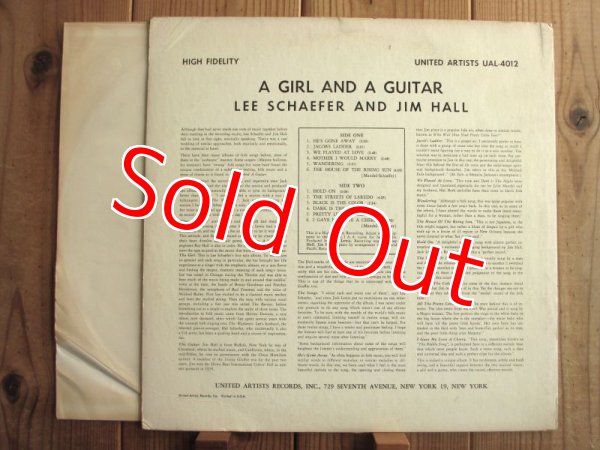 画像2: Lee Schaefer And Jim Hall / A Girl And A Guitar (2)