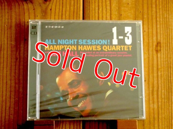 画像1: ジムホールが参加したハンプトンホーズ・カルテットのコンプリート盤3in2CDアルバム！■The Hampton Hawes Quartet / All Night Session! 1-3 (1)