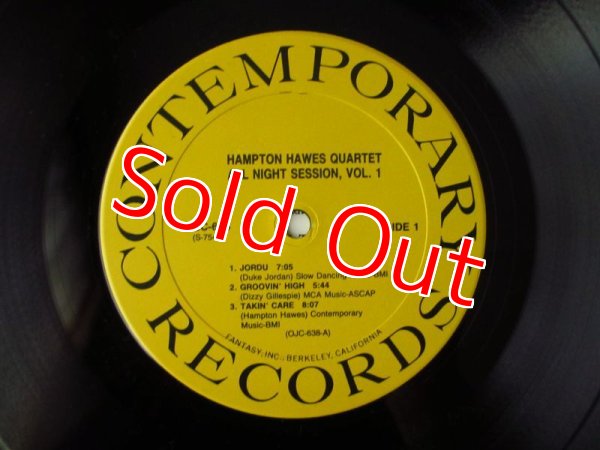 画像4: 3枚セット！■The Hampton Hawes Quartet / All Night Session, Vol. 1 ~ 3 (4)