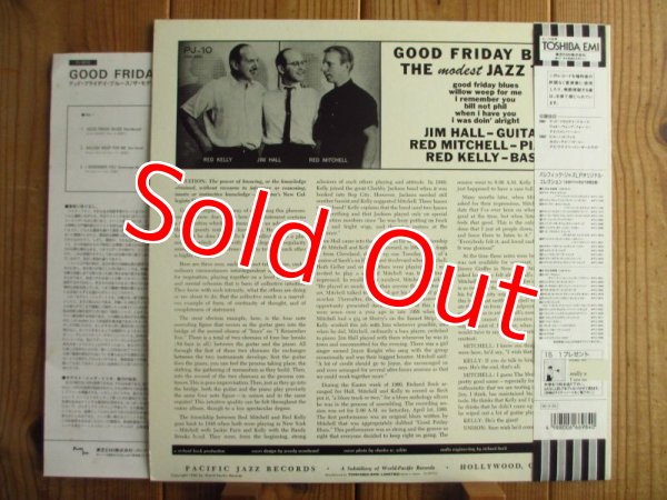 画像2: Jim Hall, Red Mitchell, Red Kelly / Good Friday Blues: The Modest Jazz Trio (2)