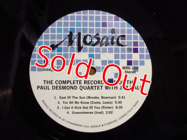 画像3: ジムホール全面参加作！6枚組コンプリートBOX！■The Paul Desmond Quartet With Jim Hall - The Complete Recordings Of The Paul Desmond Quartet With Jim Hall (3)