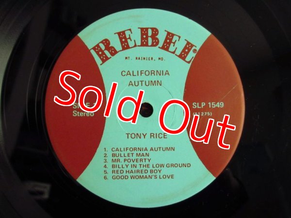 画像3: Tony Rice / California Autumn (3)