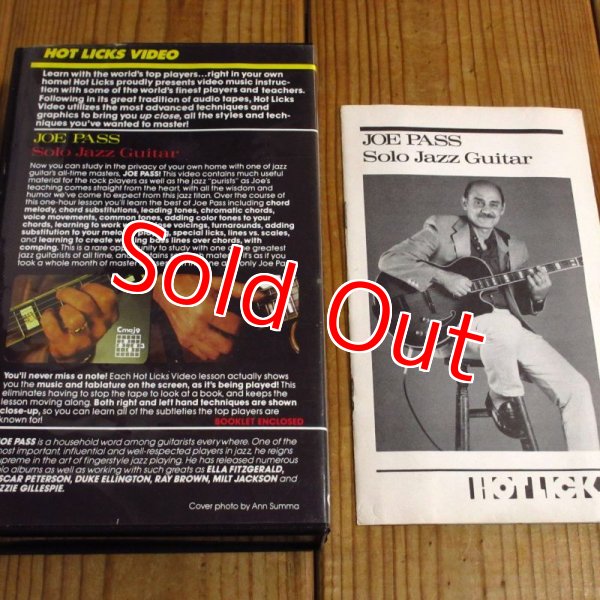 画像2: Joe Pass / Solo Jazz Guitar  (2)