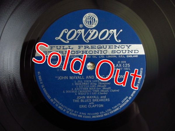 画像3: John Mayall With Eric Clapton / Blues Breakers (3)