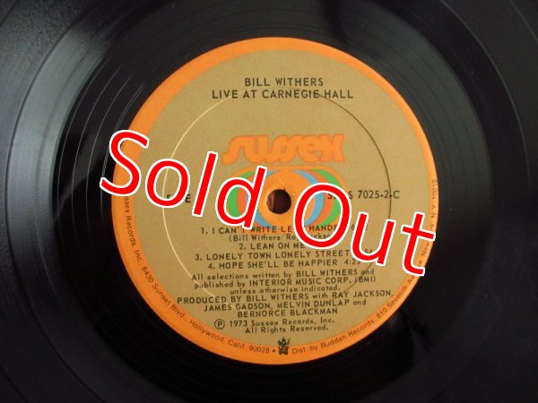 画像5: Bill Withers / Bill Withers Live At Carnegie Hall (5)