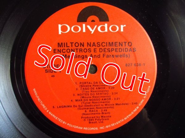 画像3: Milton Nascimento / Encontros E Despedidas (3)