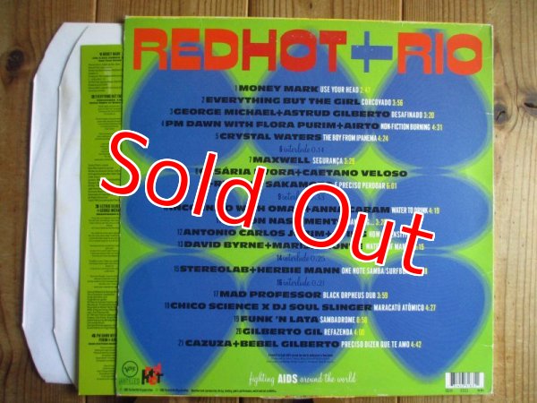 画像2: V.A.  (Caetano Veloso, 坂本龍一, George Michael, Astrud Gilberto, Everything But The Girl, Milton Nascimento, David Byrne, Marisa Monte, etc.) / Red Hot + Rio (2)