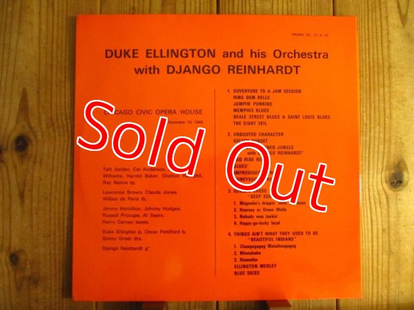 画像3: Django Reinhardt - Duke Ellington And His Orchestra / Chicago Civic Opera House Concert, November 10, 1946 (3)