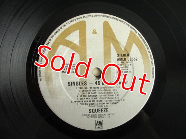 画像3: Squeeze / Singles ~ 45's And Under (3)