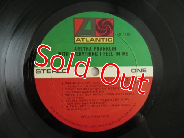 画像3: Aretha Franklin / With Everything I Feel In Me (3)