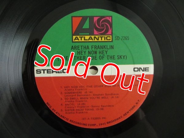 画像4: Aretha Franklin / Hey Now Hey (The Other Side Of The Sky) (4)