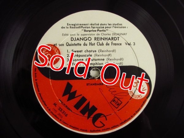 画像4: Django Reinhardt, Quintette Du Hot Club De France / Souvenirs de Django Reinhardt Volume 3 (4)