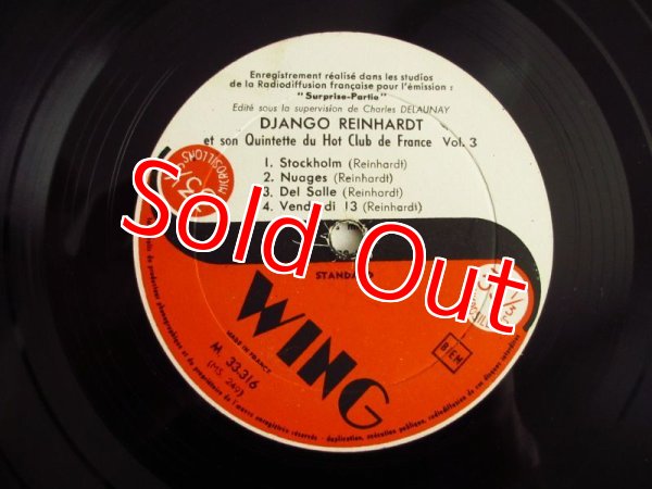 画像3: Django Reinhardt, Quintette Du Hot Club De France / Souvenirs de Django Reinhardt Volume 3 (3)