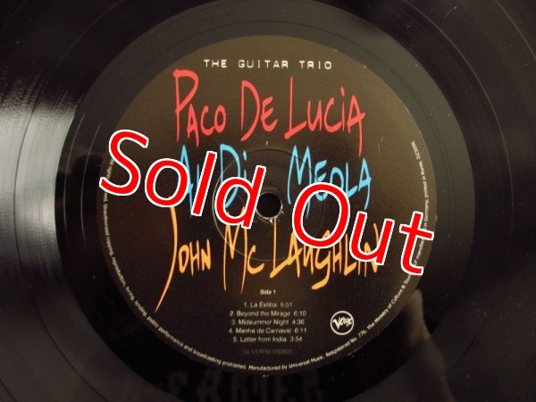 画像4: Paco De Lucia - Al Di Meola - John McLaughlin / The Guitar Trio (4)