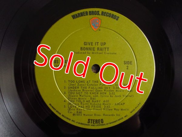 画像5: Bonnie Raitt / Give It Up  (5)
