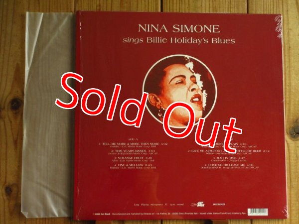 画像2: Nina Simone / Nina Simone Sings Billie Holiday (2)