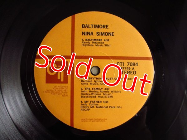 画像4: Nina Simone / Baltimore (4)