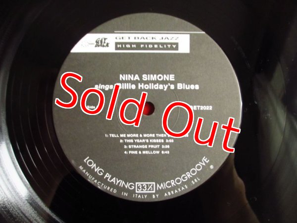 画像3: Nina Simone / Nina Simone Sings Billie Holiday (3)