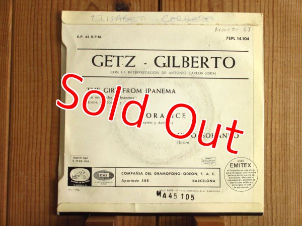 画像2: Stan Getz, Joao Gilberto - Con Antonio Carlos Jobim / The Girl From Ipanema (2)