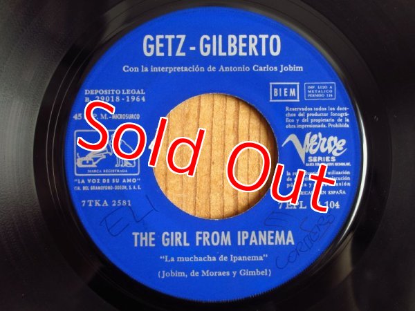 画像3: Stan Getz, Joao Gilberto - Con Antonio Carlos Jobim / The Girl From Ipanema (3)