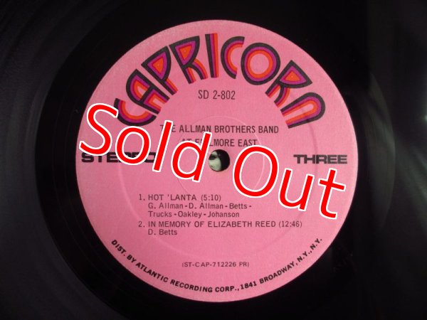 画像5: Allman Brothers Band / The Allman Brothers Band At Fillmore East (5)