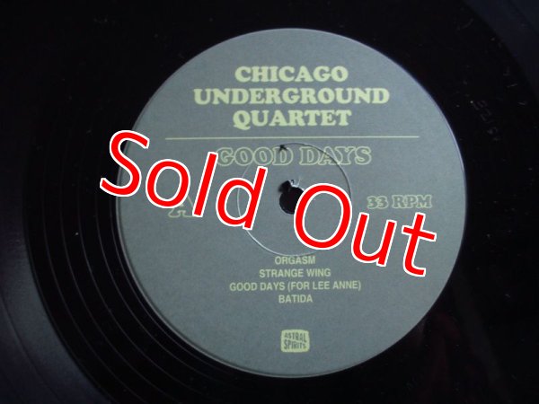画像3: Chicago Underground Quartet / Good Days (3)