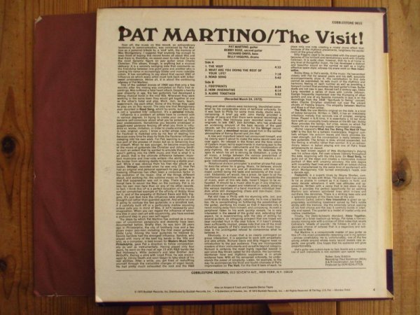 画像2: Pat Martino / The Visit! (2)