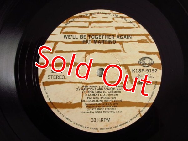 画像3: Pat Martino / We'll Be Together Again (3)